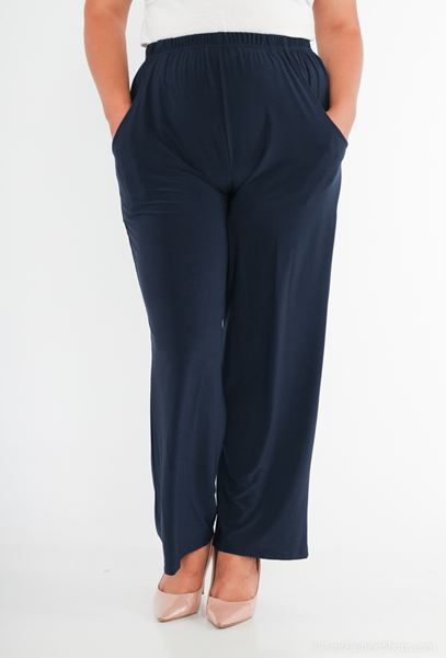 Picture of PLUS SIZE FLUID TROUSERS